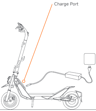 Aktivierung - Schritt 1 - eKickScooter aufladen