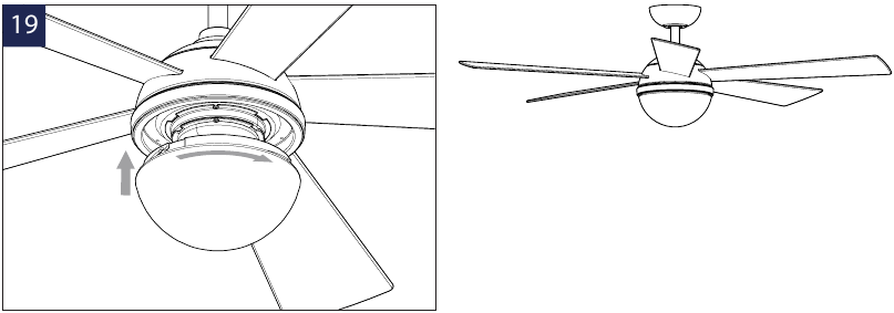 INSTALLATION DES LEUCHTENMODULS - Schritt 3