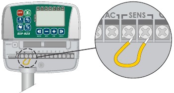 Regensensor anschlie&szlig;en - Schritt 1
