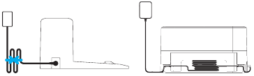 Verbinden des Adapters mit der Ladestation