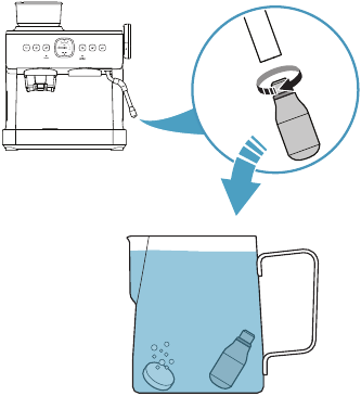 Reinigung - Espressomaschine - Schritt 8