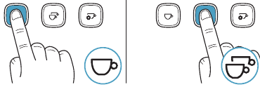Die Espressotassenmengen anpassen