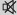 Stummschalt-Symbol