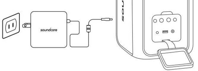 Aufladen Ihres Soundcore Lautsprechers 