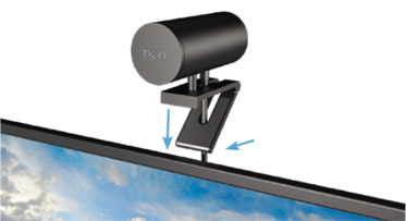 Einrichten Ihrer Webcam an einem Monitor - Schritt 1