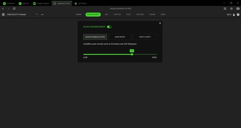 KONFIGURATION IHRES RAZER HEADSETS - Verbesserung