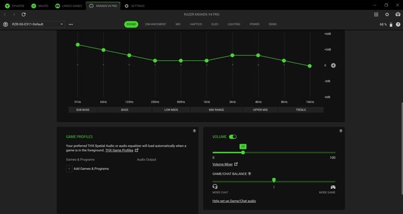 KONFIGURATION IHRES RAZER HEADSETS - Audio-Equalizer