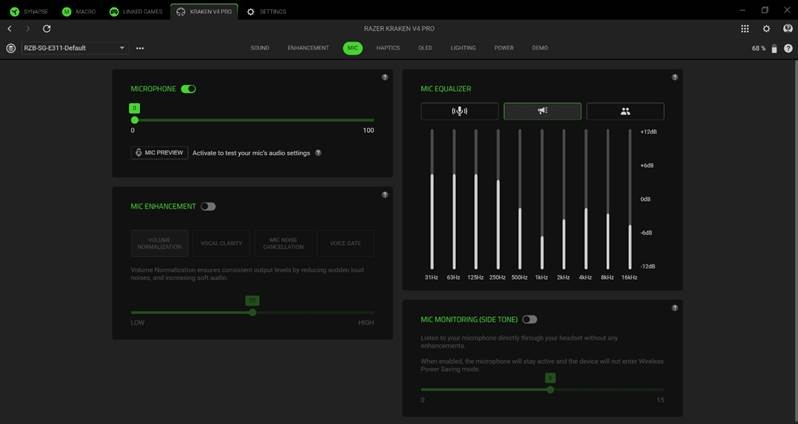 KONFIGURATION IHRES RAZER HEADSETS - Mikrofon