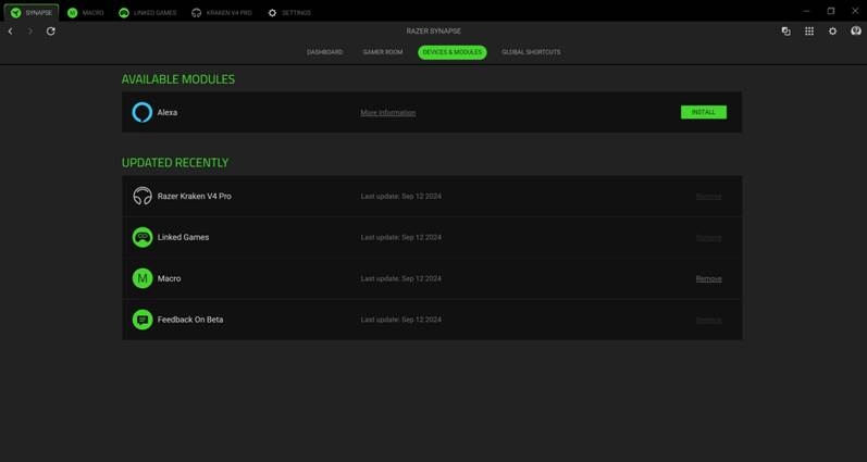 KONFIGURATION IHRES RAZER HEADSETS - SYNAPSE - Ger&auml;te & Module