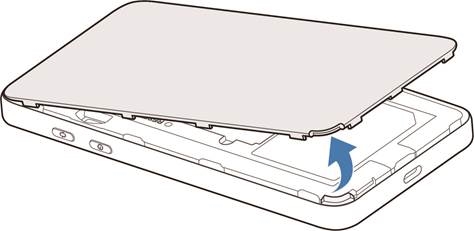 nano-SIM-Karte und Akku einlegen - Schritt 1