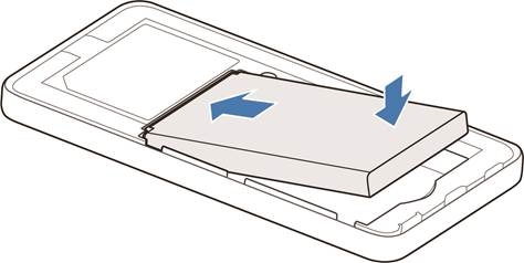 nano-SIM-Karte und Akku einlegen - Schritt 3