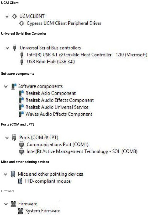 Software &ndash; &Uuml;berpr&uuml;fen der anderen Ger&auml;tetreiber