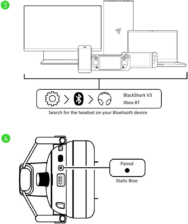 Bluetooth-Kopplungsmodus reaktivieren &ndash; Schritt 2