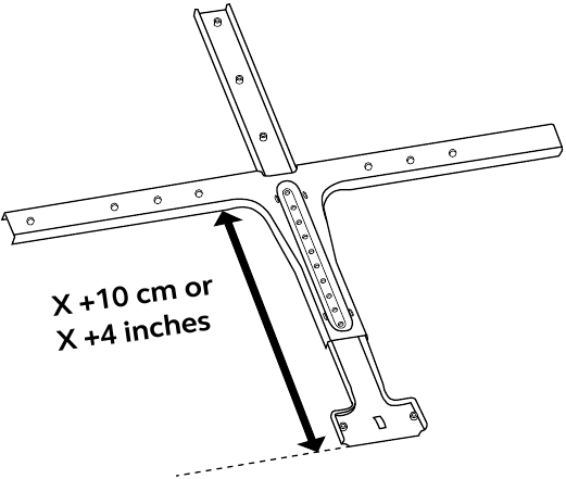Installation oberhalb des Bildschirms - Schritt 4