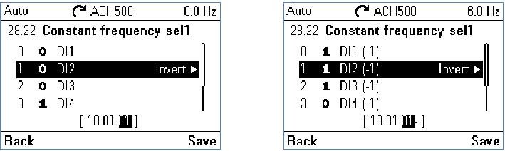 Programmierung f&uuml;r invertierte DI-Funktion - Schritt 3