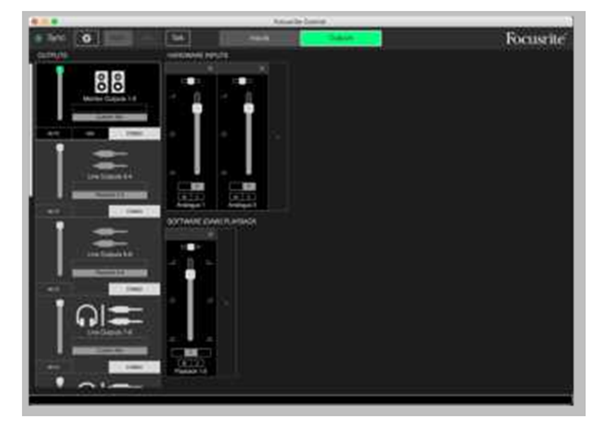 Focusrite Control &ouml;ffnen