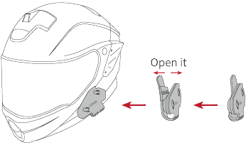 Anbringen der Halterung f&uuml;r G2P am Helm