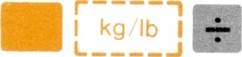 Kilogramm-in-Pfund-Umrechnungstaste
