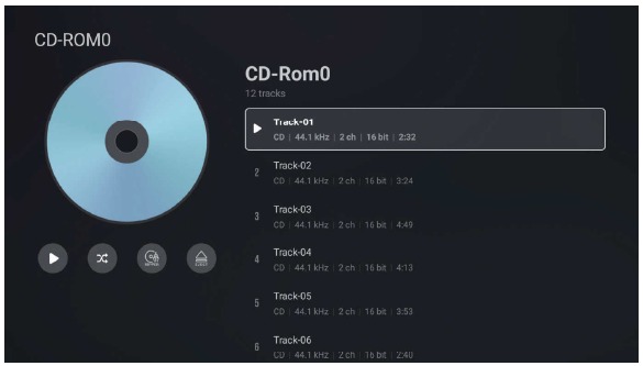 CD-Wiedergabe und -Ripping
