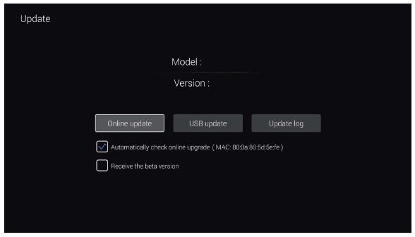 OTA System-Update - Schritt 1