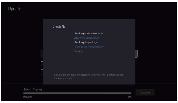 OTA System-Update - Schritt 4