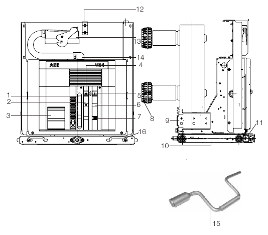 Leistungsschalter f&uuml;r UniGear ZS1