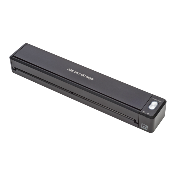 Fujitsu ScanSnap iX100 Handbücher