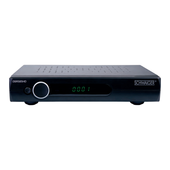 Schwaiger DSR 585 HD Handbücher