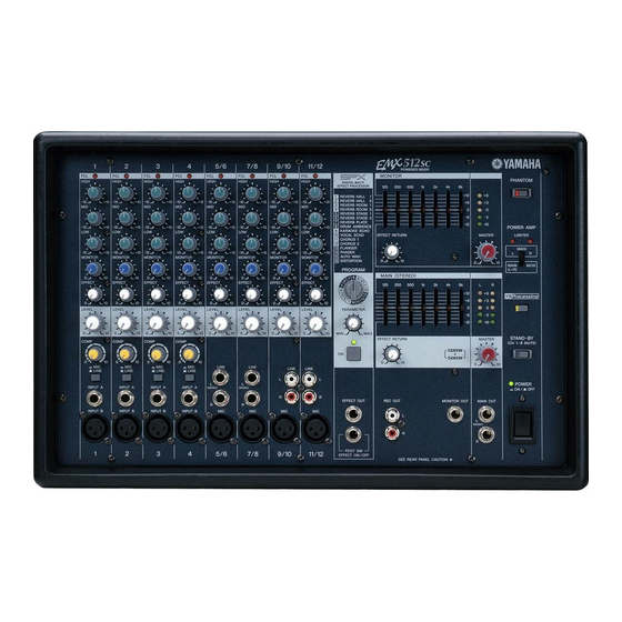 Yamaha EMX312sc Handbücher