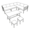 Gartenmöbel PrimAster Columbia MG21-N20-103 Aufbauanleitung