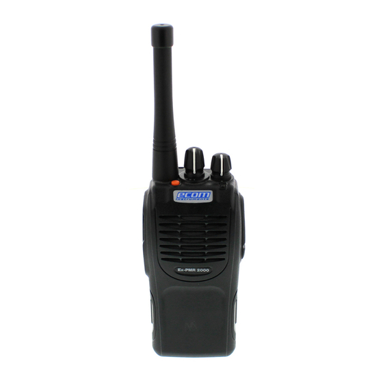 Ecom Ex-PMR 2000 Handbücher
