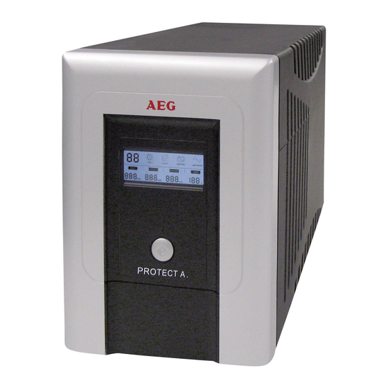 AEG PROTECT A. 1000 Handbücher