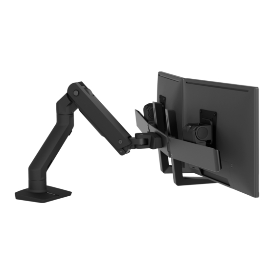Ergotron HX Wall Dual Monitor Arm Handbücher