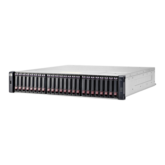 HP MSA 2040 Handbücher