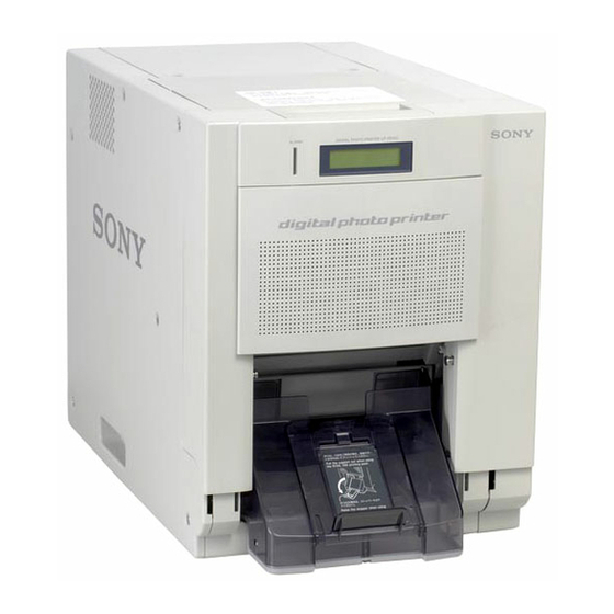 Sony UP-DR150 Handbücher