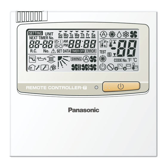 Panasonic CZ-RTC2 Handbücher