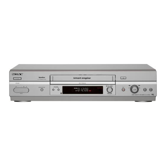 Sony ShowView SLV-SE840D/E Handbücher