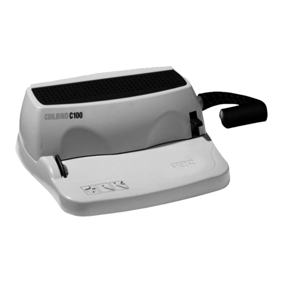 GBC Coilbind C100 Handbücher