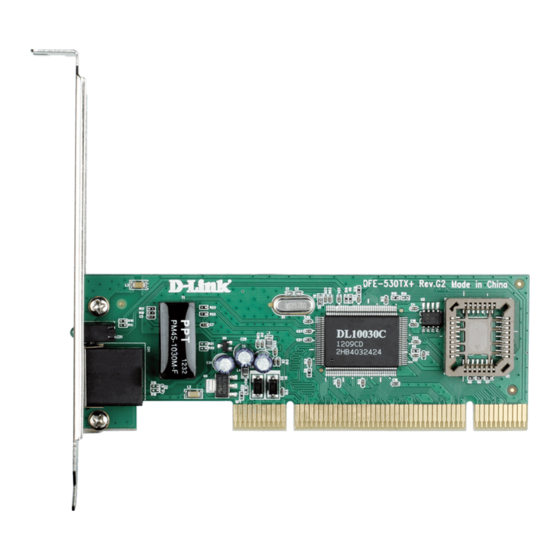D-Link DFE-530TX Handbücher