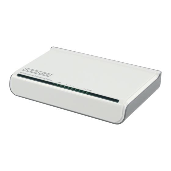 Konig CMP-ROUTER13 Handbücher