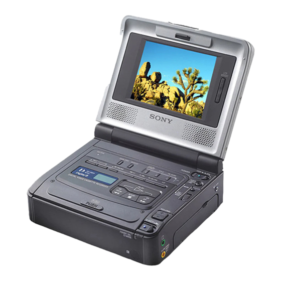 Sony GV-D800E Handbücher