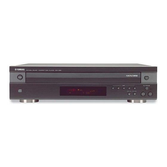 Yamaha CDC-685 Handbücher
