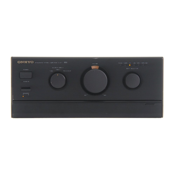 Onkyo A-911 Handbücher