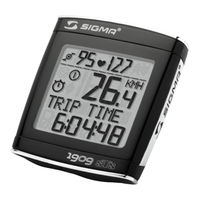 Sigma Sport BC 1909 HR STS Bedienungsanleitung