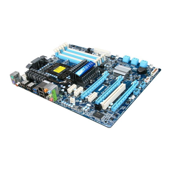 Gigabyte GA-X58-USB3 Handbücher