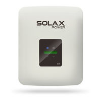 Solax Power X1 Serie Benutzerhandbuch