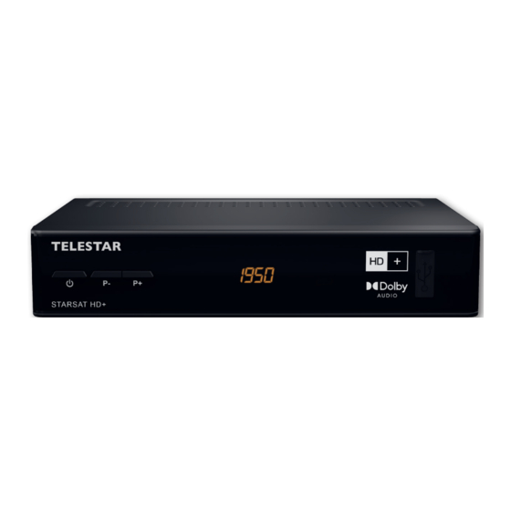 Telestar STARSAT HD+ Handbücher