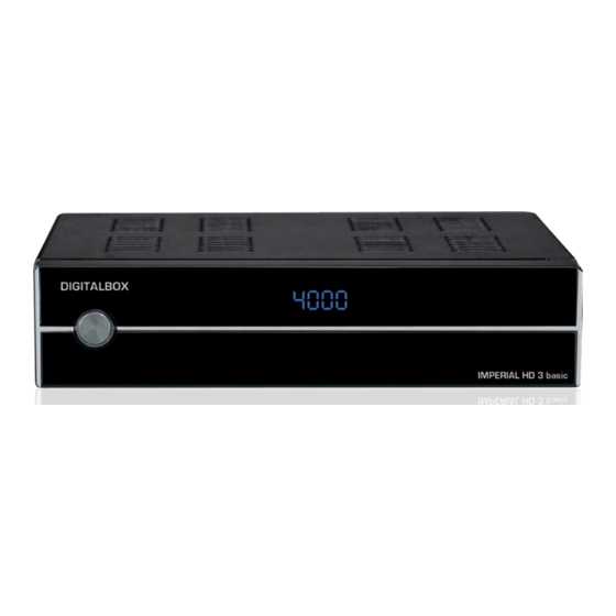 DigitalBox IMPERIAL HD 3 basic Handbücher