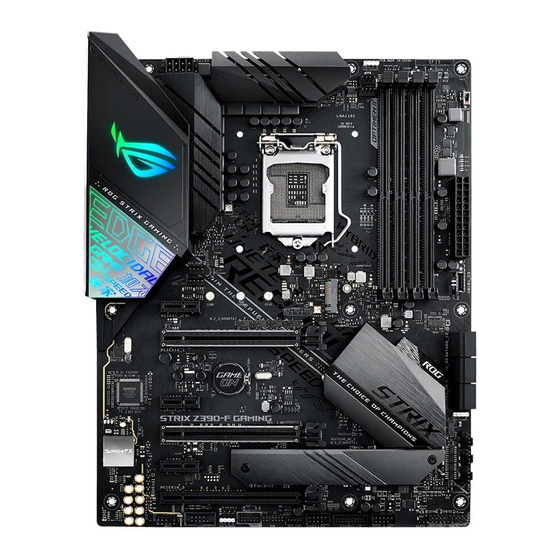 Asus ROG STRIX Z390-F GAMING Handbücher