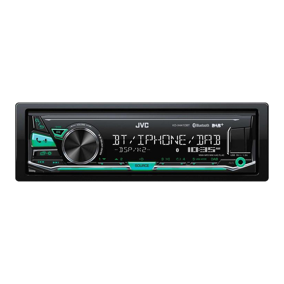 JVC KD-X441DBT Handbücher